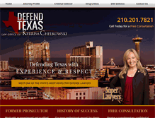 Tablet Screenshot of defend-texas.com